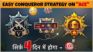 DAY🇮🇳01- How To Reach Conqueror In Just 4 Days | Platinum To Conqueror Tips & Daily Target C9S26 ✅