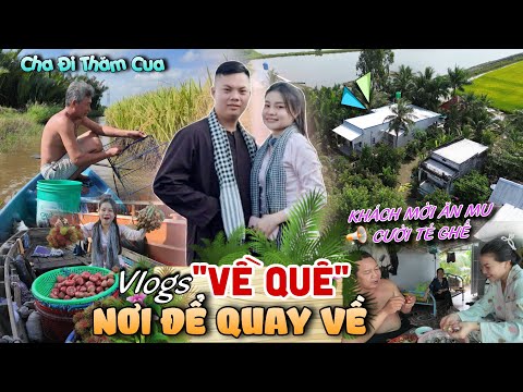 Vlogs Nam và Bena | Về Quê Cùng Khách Mời Anh Huy Ăn Mu miền Tây Cười Ra Nước Mắt ?