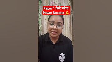 UGC NET Paper 1 power booster Preparation #shorts