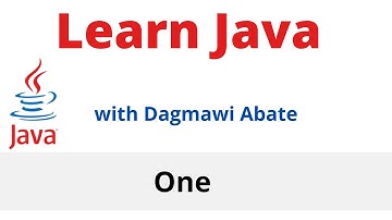 1) Learn Java with Dagmawi-Abate;Installing the jdk, jre and neatbeans;Introduction;Amharic