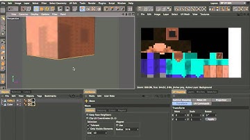 Cinema 4D Tutorial   Minecraft Sharp Rigid Bends Tutorial