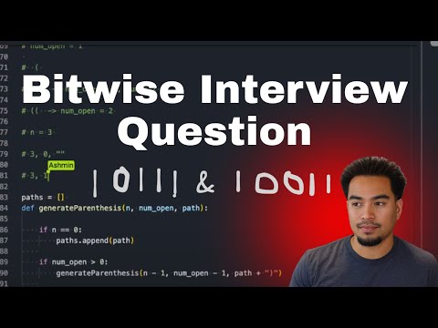 Candidate vs Bitwise Interview Question