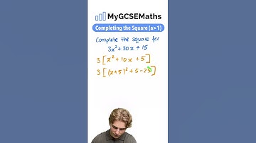 Completing the Square when a is Greater than One | GCSE Maths 2025