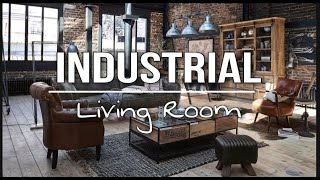 Industrial Living Room Design Ideas // Industrial Design