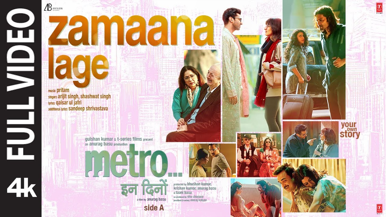 Zamaana Lage | Arijit Singh | Metro…In Dino | Pritam | Shashwat | Anurag B | Bhushan K
