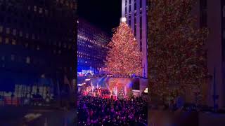 Rockefeller Center's Christmas Tree Lighting Ceremony