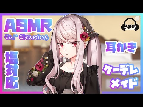 【ASMR】クーデレメイド?塩対応耳かき【Ear Cleaning】