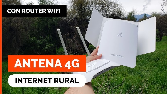 INTERNET / WIFI en ZONAS RURALES! 📡☀️🌎 Antena 4G LTE (Instalación)  Aquario CPE 4000 no Huawei 