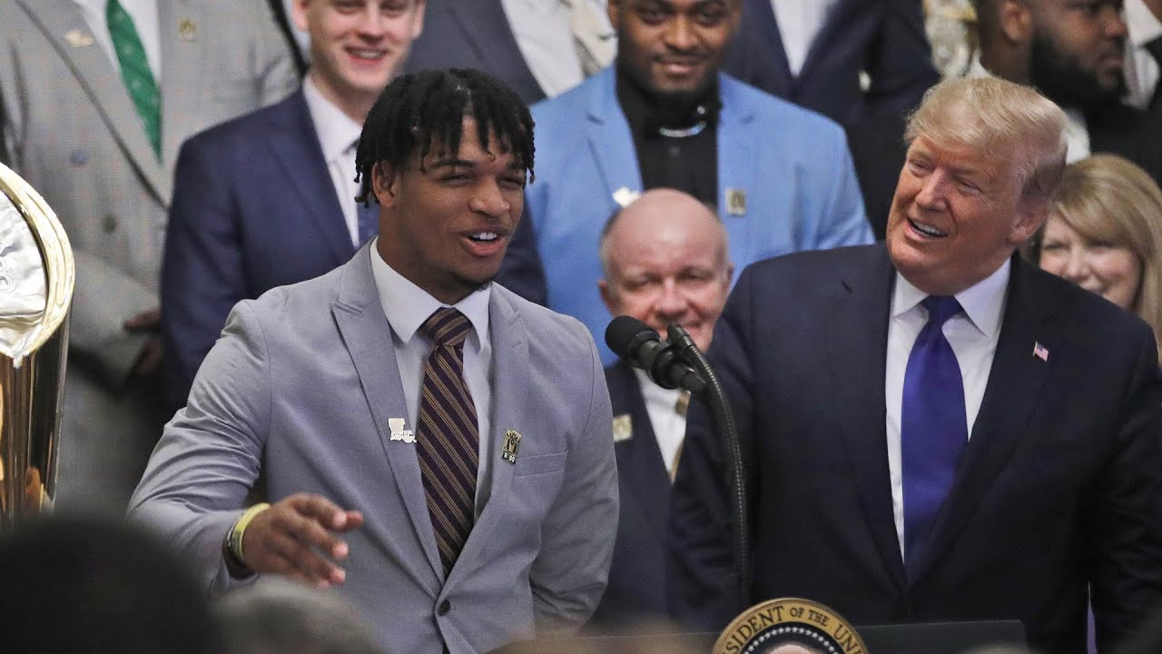 lsu visits the white house