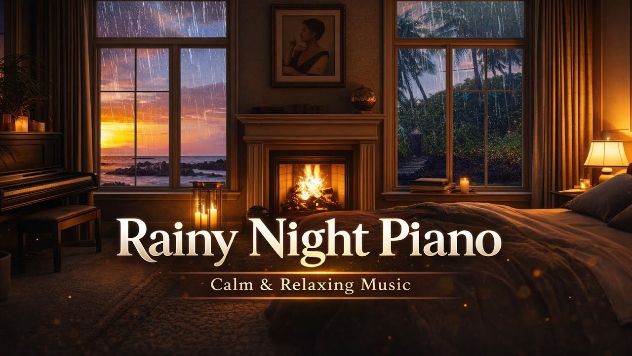 9 Hours Deep Sleep Piano & Rain Sounds 🌧️ | Relaxing Music for Stress Relief & Insomnia