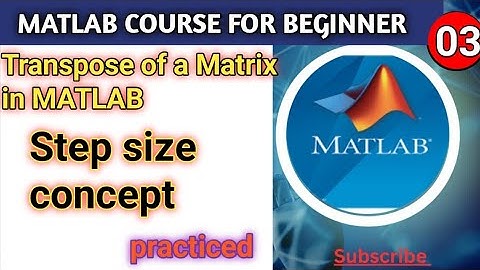 #Lecture03||MATLAB COURSE FROM BEGINNING TO ADVANCED in English/Urdu/Hindi #by_Engineer_Ihsan_Danish