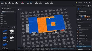 LEGO 4838 - Mini Vehicles (Model C) - Building in Bricklink Studio