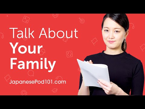 How to Talk about Your Family in Japanese?