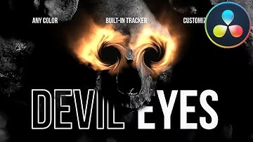 Devil Eyes Effects ★ DaVinci Resolve Templates ★