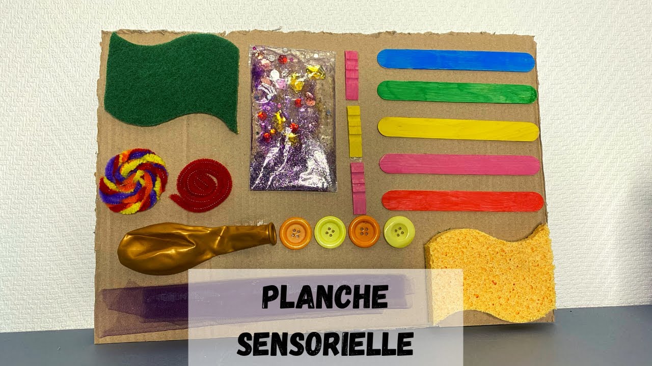 Tableau sensoriel / Planche sensorielle / Activité sensorielle