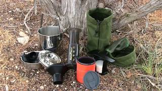 Camping Coffee Kit! Everything you need to get your brew on almost anywhere!