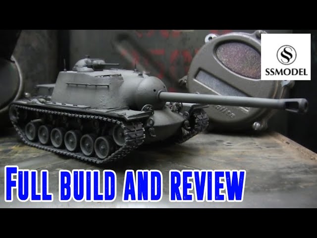 1/35th scale SS Models resin 3D printed US T110e3 Heavy Tank - YouTube