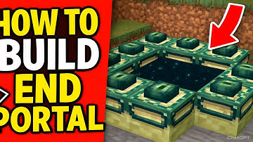"How to ACTUALLY Build the End Portal in Minecraft (100% Works!)" | end portal minecraft