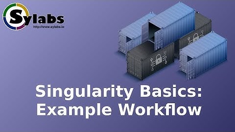 Singularity Example Workflow