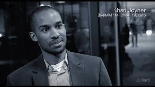 Juilliard Snapshot: Khari Joyner on How Juilliard Shaped His Career Goals