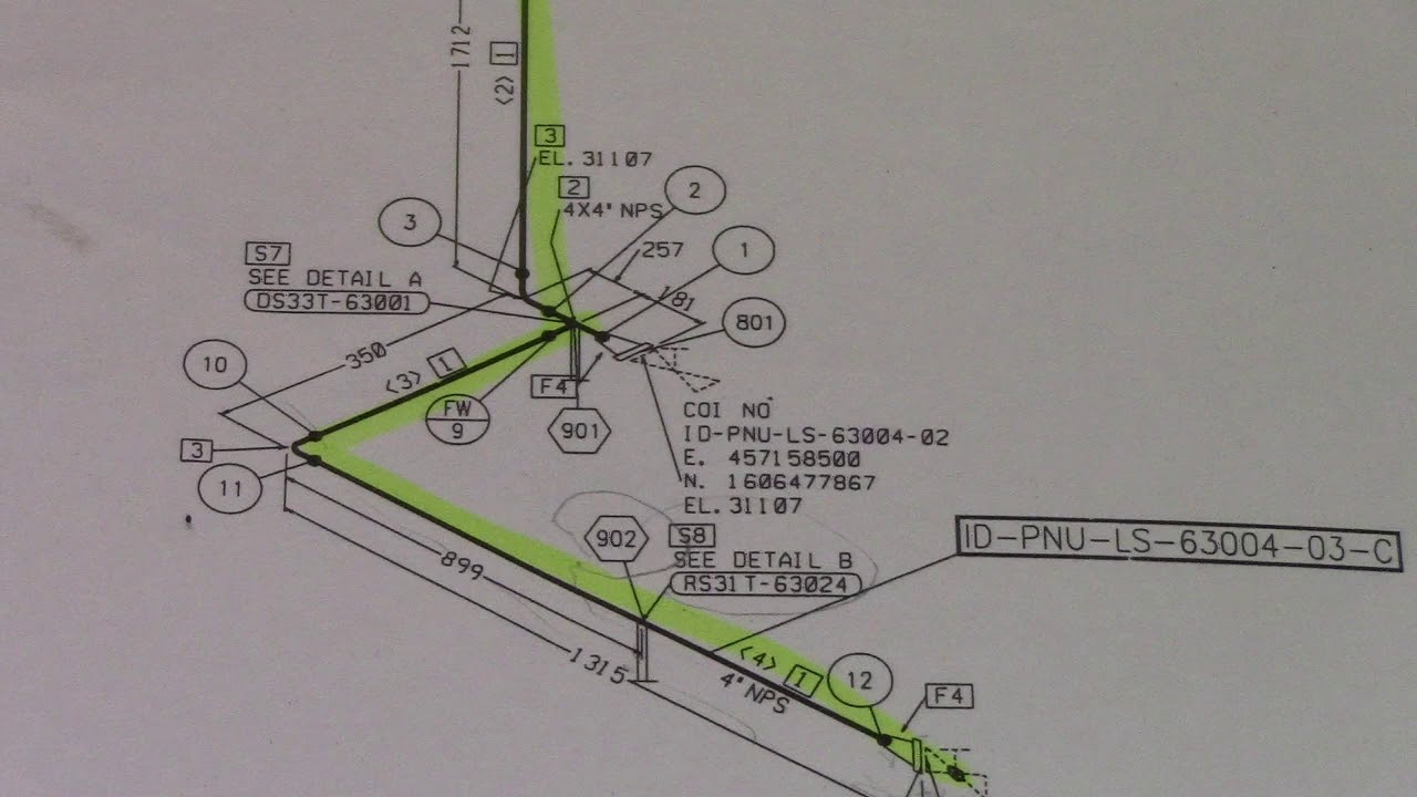 how to read piping isometric drawing