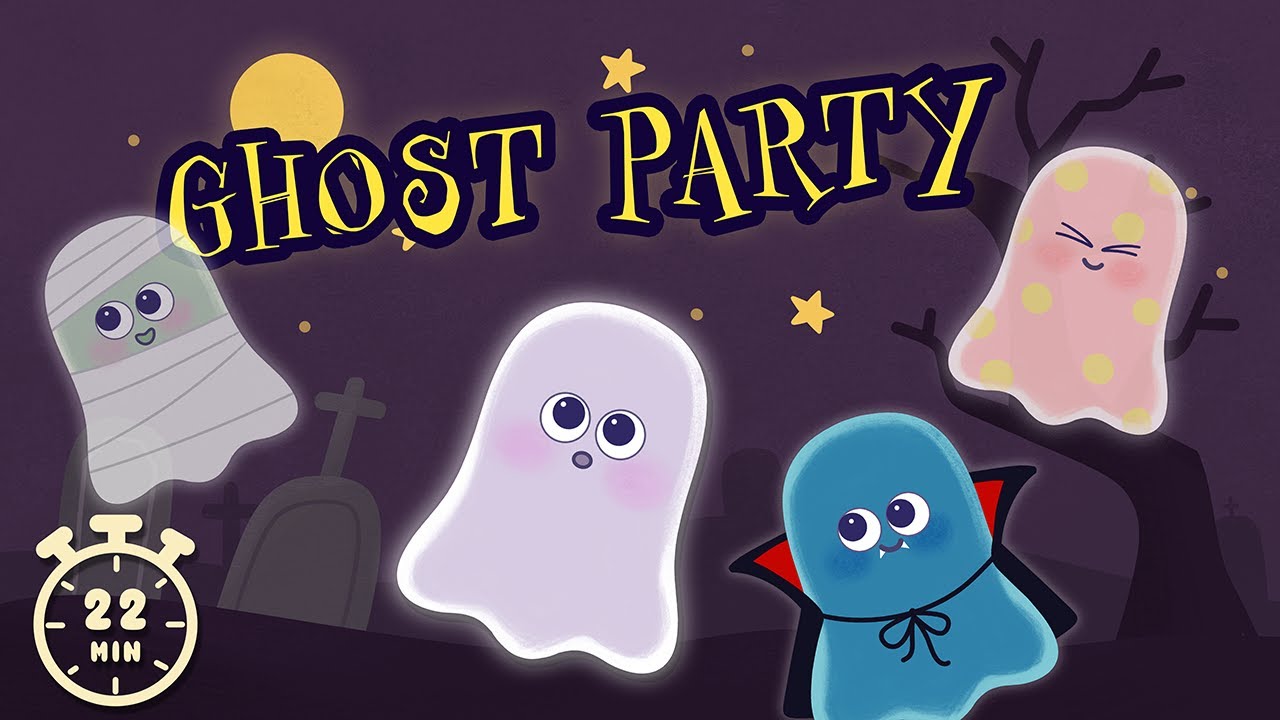 Cozy Momo Ghost Party 👻 | Ever-Changing Halloween Sensory Animation for Calm & Focus