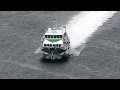 ジェットフォイル「ぺがさす」挺走から翼走へ…ふわっと浮く瞬間　2019 4 11