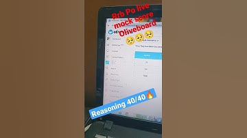 Ibps rrb po live mock score ||oliveboard || rrb po 24-25 may #shorts #youtubeshorts #rrb #live #bank