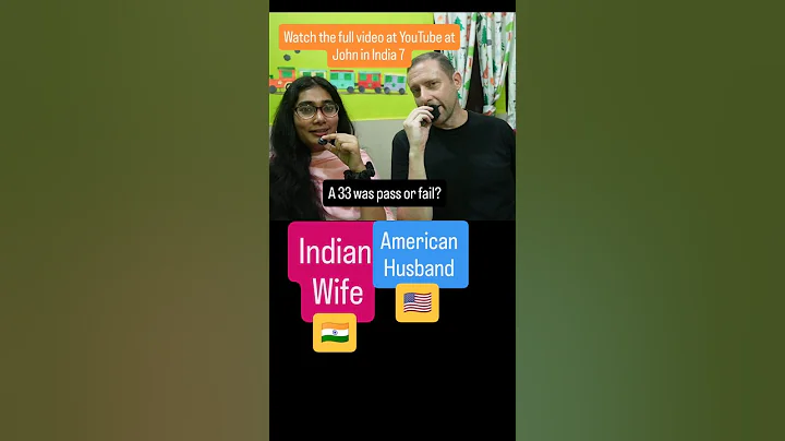 Indian wife and American husband discuss school grading.