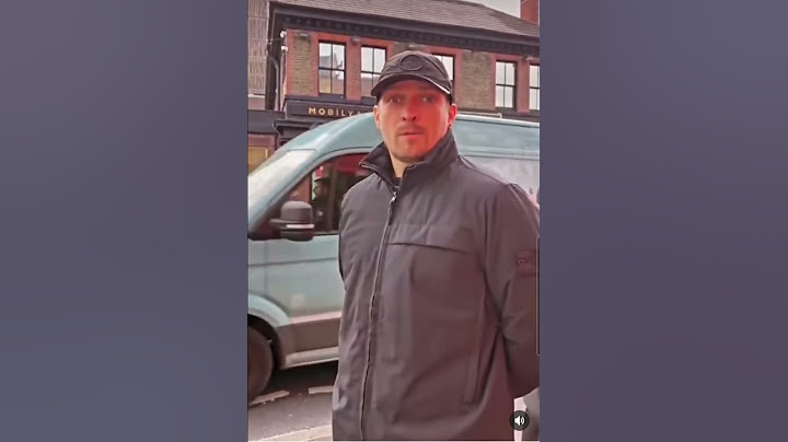'USYK' on his way to watch Fury v Chisora 3 #tottenhamhotspurstadium   🥊🥊