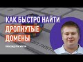 Как быстро найти дроп домены. Проверка домена на доступность. Поиск дропов. Брошенные домены