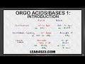 Introduction to Acids and Bases in Organic Chemistry