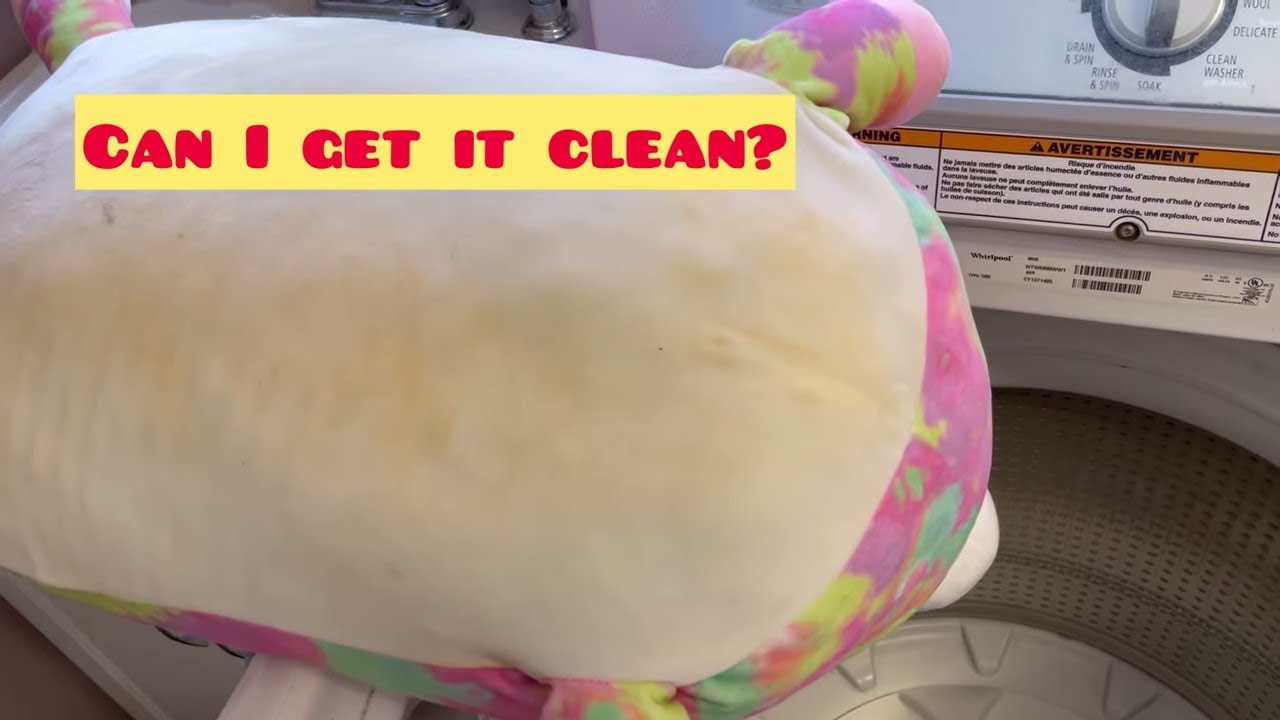 Cleaning A Squishmallow Getting The Stains Out Before \U0026 After Can I Wash And Dry A Squishmallow?