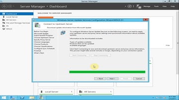 How to install and configure wsus server in windows 2012