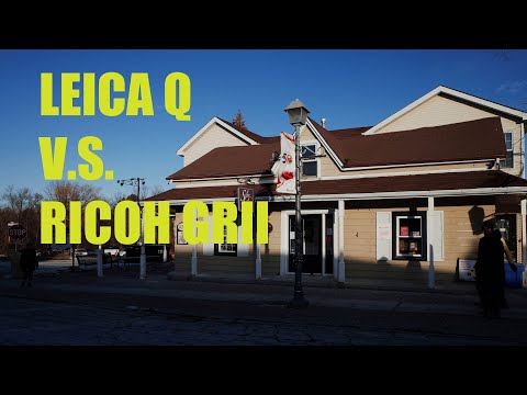 Leica Q v.s. Ricoh GR | 28mm photoshoot in a Canadian town