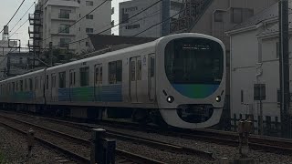 西武30000系30104F 2251急行玉川上水行き下落合6号踏切通過シーン