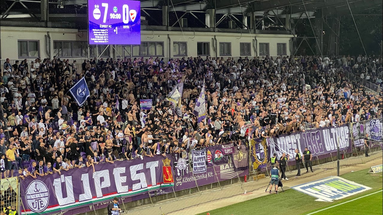 Újpest - Diósgyőr [2024.05.04] 7-0 SZURKOLÁS