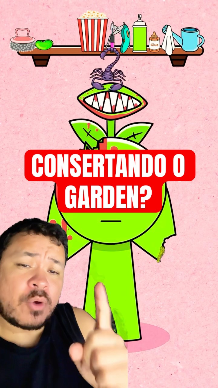 CONSERTANDO O GARDEN #mayumigames #sprunki #shortsvideo #youtubeshorts