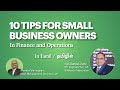 10 Tips for Small Business Owners on Finance and Operations - Discussion with Mr. Raghukumar