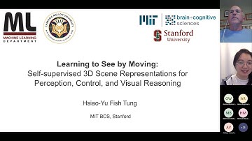 [MERL Seminar Series 2021] Learning to See by Moving: Self-supervising 3D scene representations ...