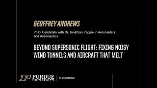 Geoffrey Andrews - Purdue University Virtual 3MT Competition 2021