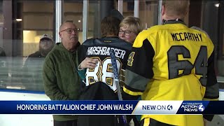 Fallen Pittsburgh battalion chief honored at memorial hockey game