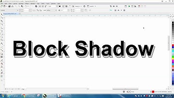 Corel Draw Tips & Tricks Block Shadow in older Versions of CorelDraw