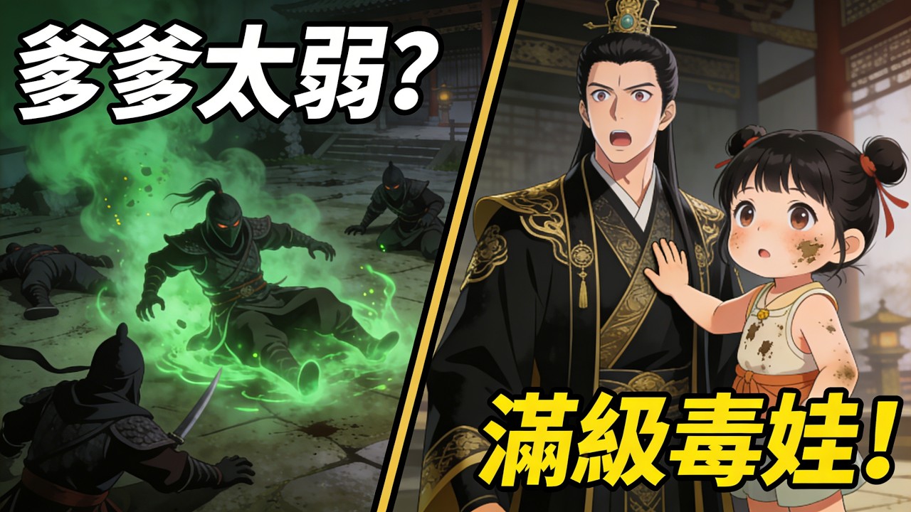 【全集短劇】✅️三歲奶娃毒翻全場！轉頭拍著攝政王親爹的胸口：爹爹太弱了，以後我養你！#短劇