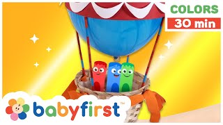 Toddler Learning Video | COLOR CREW MAGIC - Hot Air Balloon | Games for Kids & More | BabyFirst TV