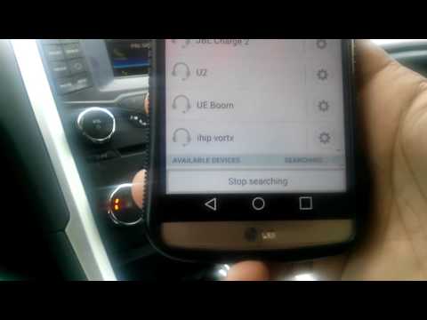 2016 Ford Fusion: How to connect a Bluetooth device to Ford's Sync System