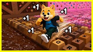 OBIT LARI DI ADA KEYBOARD!! | Roblox  1 Speed Keyboard Escape
