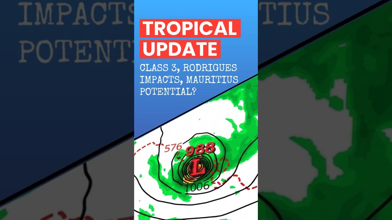 Cyclone Impacts in Rodrigues, Potential Impacts for Mauritius?! #weather #mauritius #cyclone