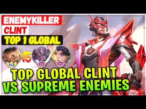 Top Global Clint EnemyKiller VS Supreme Karrie & Lunox [ Top 1 Global Clint ] rellikymene - MLBB @MobileMobaYT