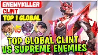Top Global Clint EnemyKiller VS Supreme Karrie & Lunox [ Top 1 Global Clint ] rellikymene - MLBB